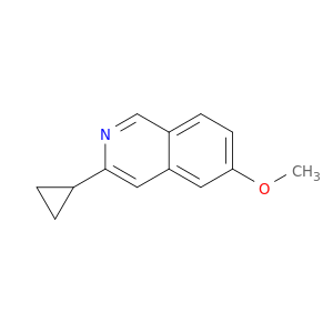 Isoquinoline, 3-cyclopropyl-6-methoxy-