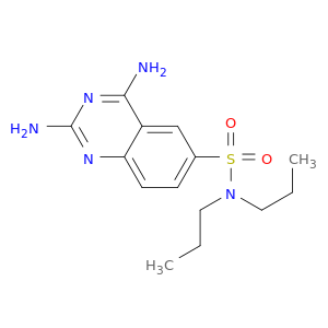6-Quinazolinesulfonamide, 2,4-diamino-N,N-dipropyl-
