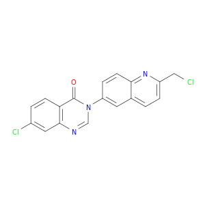 4(3H)-Quinazolinone, 7-chloro-3-[2-(chloromethyl)-6-quinolinyl]-