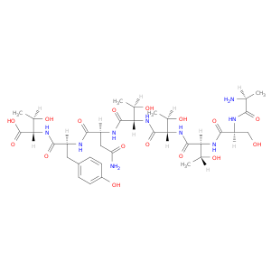 L-Threonine,L-alanyl-L-seryl-L-threonyl-L-threonyl-L-threonyl-L-asparaginyl-L-tyrosyl-