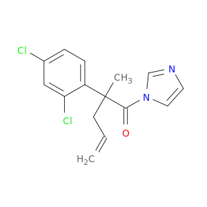 1H-Imidazole, 1-[2-(2,4-dichlorophenyl)-2-methyl-1-oxo-4-pentenyl]-