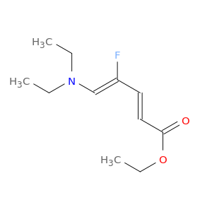 2,4-Pentadienoic acid, 5-(diethylamino)-4-fluoro-, ethyl ester, (2E,4Z)-