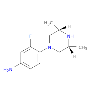 4-(4-Amino-2-fluoro-phenyl)-cis-2,6-dimethyl-piperazine