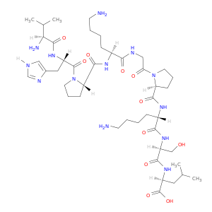 L-Leucine, L-valyl-L-histidyl-L-prolyl-L-lysylglycyl-L-prolyl-L-lysyl-L-seryl-