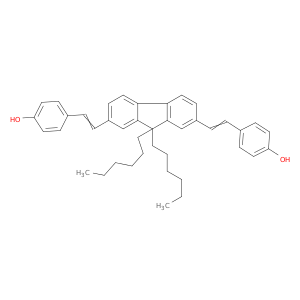 Phenol, 4,4'-[(9,9-dihexyl-9H-fluorene-2,7-diyl)di-2,1-ethenediyl]bis-