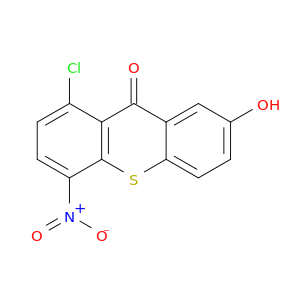 9H-Thioxanthen-9-one, 1-chloro-7-hydroxy-4-nitro-