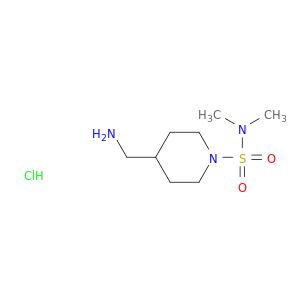 4-(aminomethyl)-N,N-dimethylpiperidine-1-sulfonamide hydrochloride