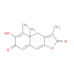Naphtho[2,3-b]furan-2,7-dione, 4,4a-dihydro-6-hydroxy-3,4a,5-trimethyl-