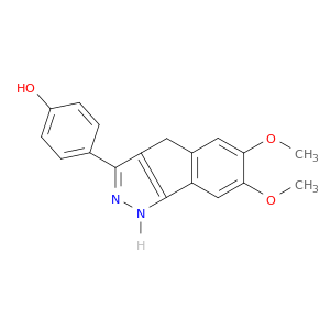 Phenol, 4-(1,4-dihydro-6,7-dimethoxyindeno[1,2-c]pyrazol-3-yl)-
