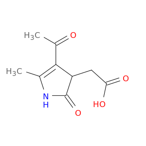 1H-Pyrrole-3-aceticacid, 4-acetyl-2,3-dihydro-5-methyl-2-oxo-