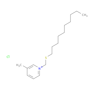 Pyridinium, 1-[(decylthio)methyl]-3-methyl-, chloride