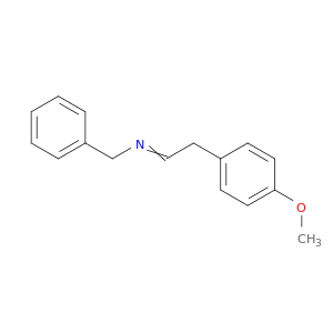 Benzenemethanamine, N-[2-(4-methoxyphenyl)ethylidene]-