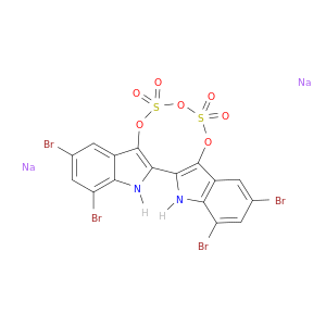 [2,2'-Bi-1H-吲哚]-3,3'-二醇,5,5',7,7'-四溴-,3,3'-双(硫酸氢),钠盐(1：2)