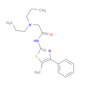 Acetamide, 2-(dipropylamino)-N-(5-methyl-4-phenyl-2-thiazolyl)-