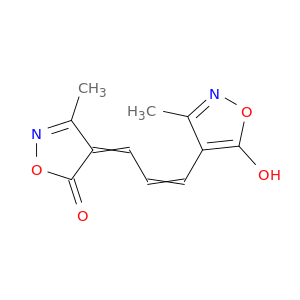 4-[3-(5-羟基-3-甲基-4-异恶唑基)-2-PHELEN-1-ylidene]-3-甲基-5(4H)-苏西唑酮