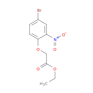 乙基 2-(4-溴-2-硝基苯氧基)醋酸盐