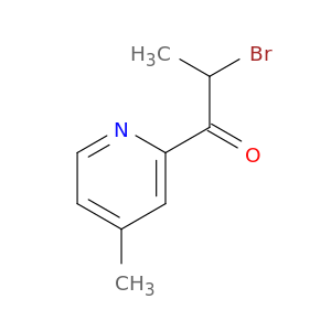 1-Propanone, 2-bromo-1-(4-methyl-2-pyridinyl)-