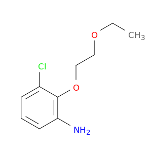 3-Chloro-2-(2-ethoxyethoxy)aniline