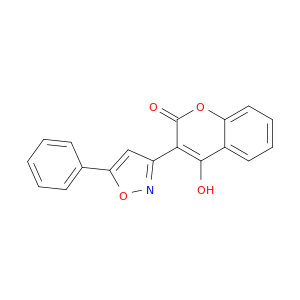 2H-1-Benzopyran-2-one, 4-hydroxy-3-(5-phenyl-3-isoxazolyl)-