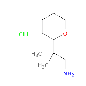 2-methyl-2-(oxan-2-yl)propan-1-amine hydrochloride