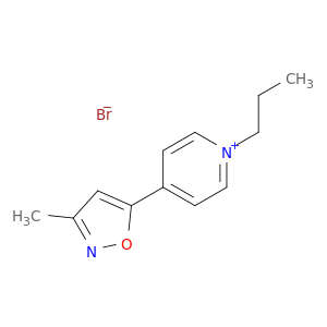 4-(3-methyl-1,2-oxazol-5-yl)-1-propylpyridinium bromide