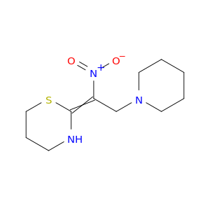 2H-1,3-Thiazine, tetrahydro-2-[1-nitro-2-(1-piperidinyl)ethylidene]-