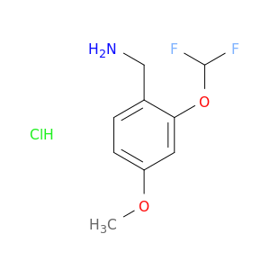 [2-(difluoromethoxy)-4-methoxyphenyl]methanamine hydrochloride