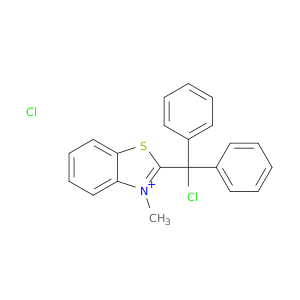 2-(Chlorodiphenylmethyl)-3-methylbenzo[d]thiazol-3-ium chloride