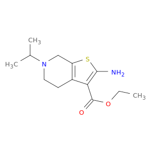 Thieno[2,3-c]pyridine-3-carboxylicacid, 2-amino-4,5,6,7-tetrahydro-6-(1-methylethyl)-, ethyl ester