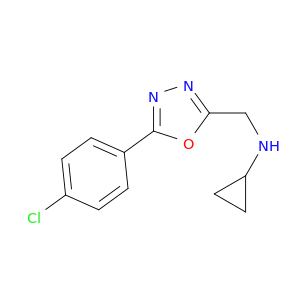 N-{[5-(4-Chlorophenyl)-1,3,4-oxadiazol-2-yl]methyl}cyclopropanamine