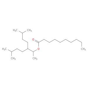 Decanoic acid, 1,5-dimethyl-2-(3-methylbutyl)hexyl ester