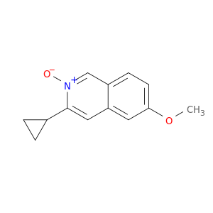 Isoquinoline, 3-cyclopropyl-6-methoxy-, 2-oxide