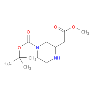 4-Boc-哌嗪-2-乙酸甲酯