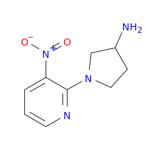 3-Pyrrolidinamine, 1-(3-nitro-2-pyridinyl)-