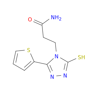 3-[3-硫烷基-5-(噻吩-2-基)-4H-1,2,4-三唑-4-基]丙酰胺
