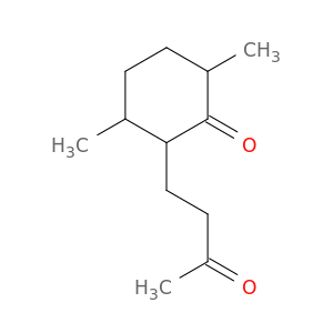 Cyclohexanone, 3,6-dimethyl-2-(3-oxobutyl)-