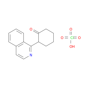 Cyclohexanone, 2-(1-isoquinolinyl)-, perchlorate