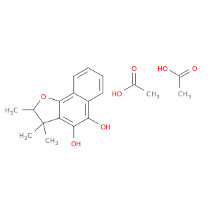 Naphtho[1,2-b]furan-4,5-diol, 2,3-dihydro-2,3,3-trimethyl-, diacetate