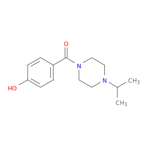 Piperazine, 1-(4-hydroxybenzoyl)-4-(1-methylethyl)-
