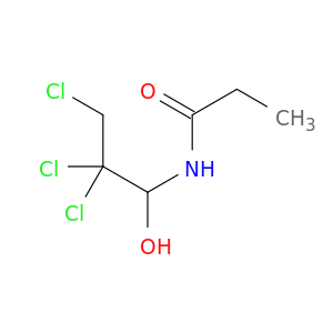 Propanamide, N-(2,2,3-trichloro-1-hydroxypropyl)-