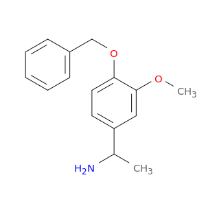 1-[4-(Benzyloxy)-3-methoxyphenyl]ethan-1-amine