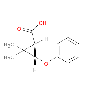 Cyclopropanecarboxylicacid, 2,2-dimethyl-3-phenoxy-, trans- (8CI)
