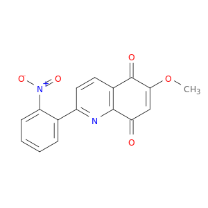 6-METHOXY-2-(2-NITROPHENYL)-5,8-QUINOLINEDIONE