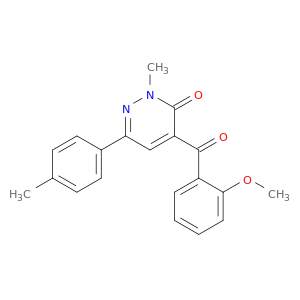 3(2H)-Pyridazinone, 4-(2-methoxybenzoyl)-2-methyl-6-(4-methylphenyl)-