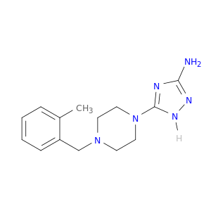 1H-1,2,4-Triazol-3-amine, 5-[4-[(2-methylphenyl)methyl]-1-piperazinyl]-