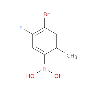 4-Bromo-5-fluoro-2-methylphenylboronic acid