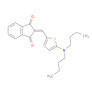 2-[[5-(二丁基)-2-噻吩基]亚甲基]-1H-茚-1,3(2H)-二酮