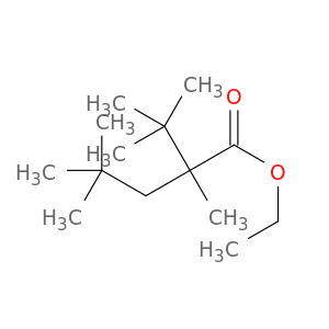 Pentanoic acid, 2-(1,1-dimethylethyl)-2,4,4-trimethyl-, ethyl ester