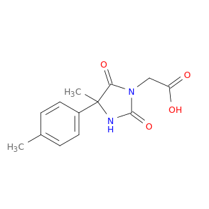 2-[4-甲基-4-(4-甲基苯基)-2,5-二氧咪唑啉-1-基]乙酸