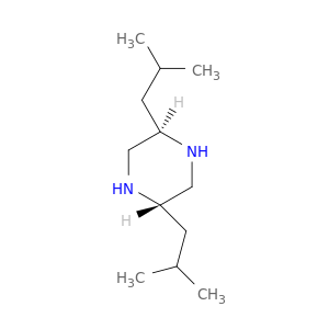 Piperazine, 2,5-bis(2-methylpropyl)-, trans-